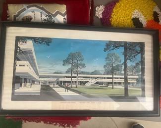 1960's Artist Rendering of Pinecrest High School