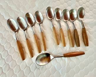 Dansk Fjord Germany Teak Quistgaard Flatware Set