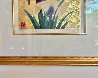 Beautifully Framed and Matted  Signed Art