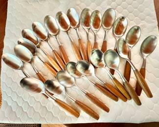 Dansk Fjord Germany Teak Quistgaard Flatware Set