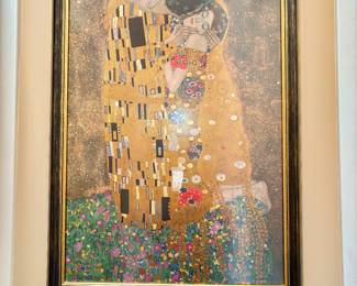 Klint 'The Kiss' Framed Poster