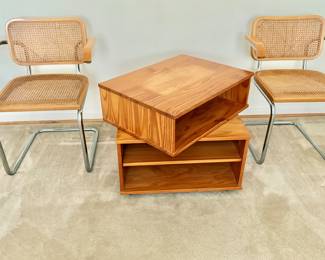 Teak Swivel Stand