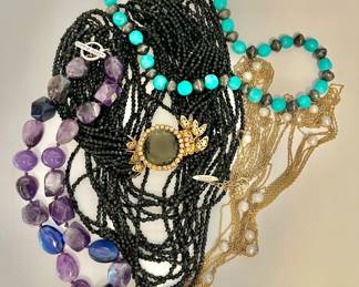 Original by Robert, Sigrid Olsen,  Shelly Segal, Freirich Vintage Necklaces 