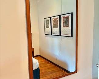 Teak MCM Mirror
