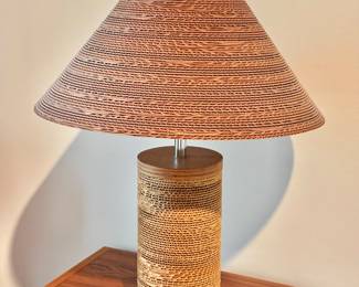 Gregory Van Pelt Style Cardboard Table Lamp