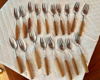 Dansk Fjord Germany Teak Quistgaard Flatware Set