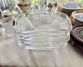Simon Pearce - Set of 6 Hand Blown Bowls