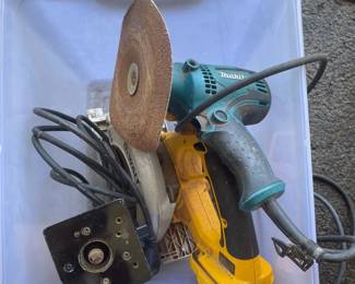 KSG061 - Dewalt Circular Saw, Router Base & Makita Sander