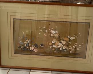 KSG005 - 4-Panel Japanese Framed Artwork 