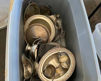 KSG085 - Various Silver-Plated Dishes 