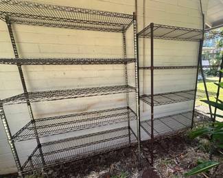 KSG100 - 2 Stainless Steel Shelving Units