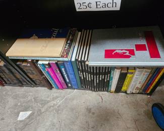 Books 25 cents each