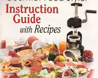 BRAND NEW Le Presse Gourmet Food Styler By Kaswit Deluxe Chipper Slicer - Manual and recipe pamphlet included.