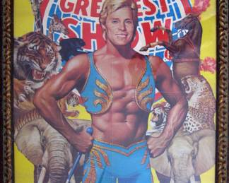 VINTAGE RINGLING BROS. and BARNUM & BAILEY CIRCUS ORIGINAL POSTER
GUNTER GEBEL - WILLIAMS
Professionally mounted and framed in flawless condition. Size: 26" x 39"