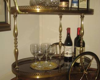 Italian service cart.