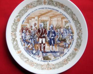 MARQUIS DE LAFAYETT
The Edwin M. Knowles China Co.
Six (6) Plates collection in the original boxes, documentations & certificates included - pristine condition.