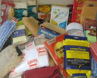 New Automotive cleaning and maintenance supplies.
