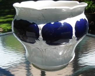 EXCELSIOR PORCELAIN - Large vintage porcelain bowl in excellent condition. 12" high x 13" across. 