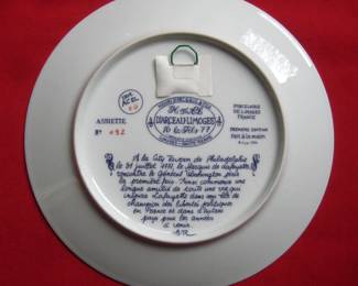 Le Marquis De Lafayette Limoges Collectors plates – 6 plates in boxes 