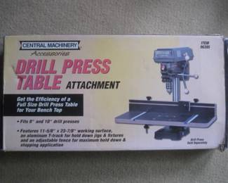 Drill Press Table Attachment - New in box.