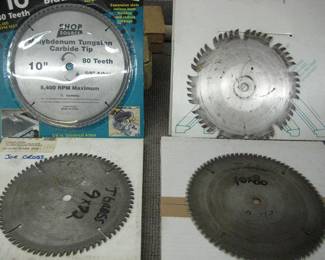 Assortment of new blades.