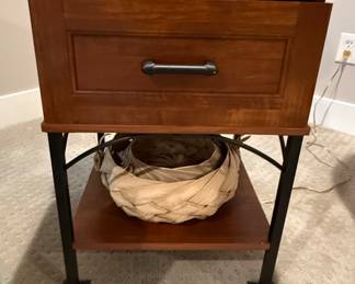Wooden end table