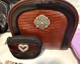 Vintage leather Brighton purse and wallet