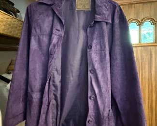 Vintage st John's Bay purple jacket 