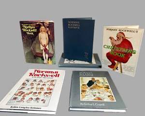 Collection of Norman Rockwell Illustrated Books
