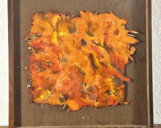  Vibrant Abstract Mixed Media Artwork by Gary King - Watercolor on 100% Cotton Rag Paper- 21" x 21" Shadow Frame