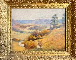Mysterious Vintage Oil Painting-Attributed to Marie De Kiss – Haunting Figurative Work – Estate Find
