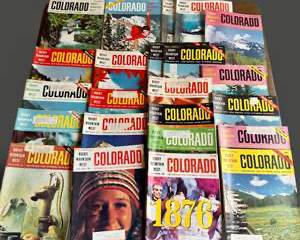 Lot of Vintage Colorado Magazines – 1950s–1970s Rocky Mountain West Travel & History