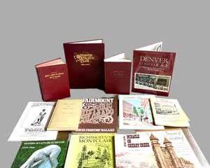 Collection of Vintage Books and Publications on Denver History
