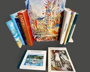 Collection of Impressionist Art Books Featuring French Impressionism and Mary Cassatt