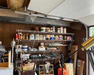 Paints, solvents, cleaners