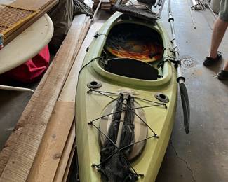 fishing kayak with anchor