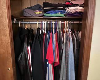 Men's clothing, L and XL