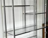 Mid Century Modern Chrome and Glass Etagere.