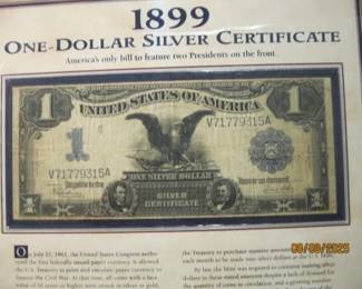 119J 1899 $1 SILVER CERTIFICATE