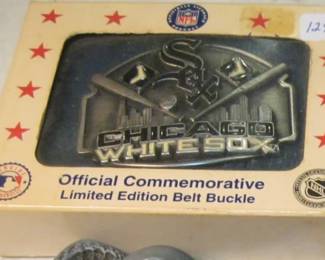 129B WHITE SOX BUCKLE