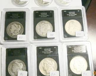 84 92 MORGAN DOLLARS