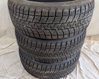 Three tires (for a three wheeled car)