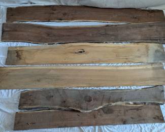 Rough-cut Wood Planks
