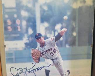 Collection of baseball memorabilia