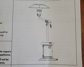 Propane patio heater (new) 2 available