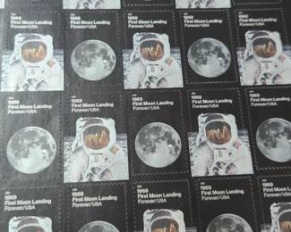 Sheet of stamps
