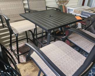 Hi top patio set (new) 2 available