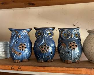 "Hear no evil, see no evil, speak no evil" owls