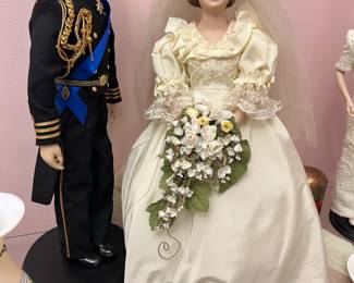 Diana and Charles Wedding Figurines