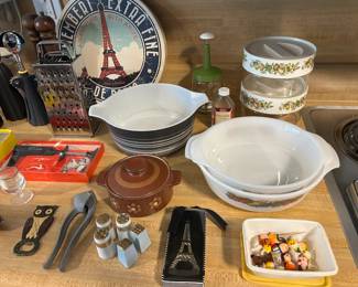 Vintage and MCM kitchen items
